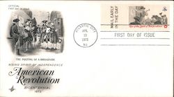 Rising Spirit of Independence American Revolution Bicentennial First Day Cover