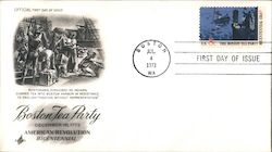 Boston Tea Party December 16, 1773 American Revolution Bicentennial First Day Cover