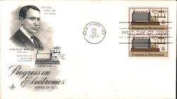 Progress in Electronics, Series of 1973 First Day Covers First Day Cover First Day Cover First Day Cover