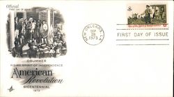 Drummer Rising Spirit of Independence American Revolution Bicentennial 1973 First Day Cover