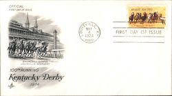 100th Running Kentucky Derby 1974 First Day Cover