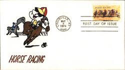 Horse Racing First Day Cover