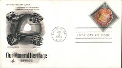 Our Mineral Heritage Series First Day Cover