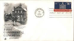 200th Anniversary First Continental Congress 1774-1974 First Day Cover