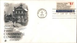 200th Anniversary First Continental Congress 1774-1974 First Day Cover