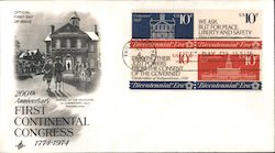 200th Anniversary First Continental Congress First Day Covers First Day Cover First Day Cover First Day Cover