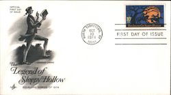 The Legend of Sleepy Hollow Folklore Series of 1974 First Day Cover