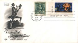 The Legend of Sleepy Hollow Folklore Series of 1974 First Day Covers First Day Cover First Day Cover First Day Cover