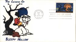 The Legend of Sleepy Hollow First Day Covers First Day Cover First Day Cover First Day Cover