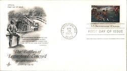 The Battles of Lexington and Concord First Day Cover