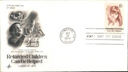 Retarded Children Can be Helped First Day Cover