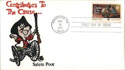 Contributors To the Cause Salem Poor First Day Covers First Day Cover First Day Cover First Day Cover