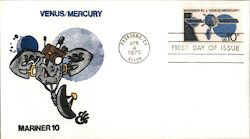 Venus/Mercury Mariner 10 First Day Covers First Day Cover First Day Cover First Day Cover