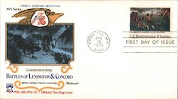 Commemorating Battles of Lexington & Concord First Day Cover