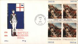 Battle of Bunker Hill First Day Covers First Day Cover First Day Cover First Day Cover