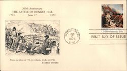 Battle of Bunker Hill First Day Covers First Day Cover First Day Cover First Day Cover