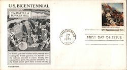 US Bicentenial Battle of Bunker Hill First Day Cover