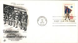 Uniforms of the Armed Forces First Day Covers First Day Cover First Day Cover First Day Cover