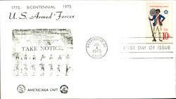 Bicentennial US Armed Forces First Day Covers First Day Cover First Day Cover First Day Cover