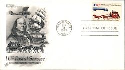 U.S. Postal Service Bicentennial - 1775-1975 First Day Covers First Day Cover First Day Cover First Day Cover