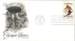 Olympic Games Series of 1976 First Day Covers First Day Cover First Day Cover First Day Cover