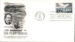 50th Anniversary The Peace Bridge First Day Covers First Day Cover First Day Cover First Day Cover