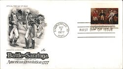 Burgoyne Surrenders Battle of Saratoga First Day Cover