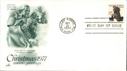 Christmas 1977 Season's Greetings First Day Cover