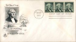 Regular Postage Series of 1954 First Day Cover