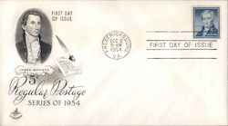 James Monroe First Day Covers First Day Cover First Day Cover First Day Cover