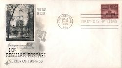 10c Regular Postage Series of 1954-56 First Day Covers First Day Cover First Day Cover First Day Cover