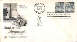 Bunker Hill Monument Built in 1825 First Day Cover