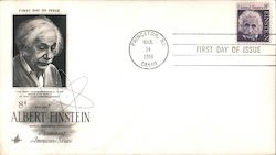 Albert Einstein--Prominent American Series First Day Cover