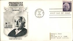 Prominent Americans Series 8c Albert Einstein First Day Cover