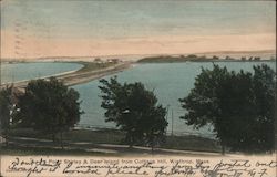 Point Shirley & Deer Island from Cottage Hill Postcard