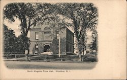 North Kingston Town Hall Wickford, RI Postcard Postcard Postcard