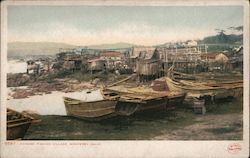 Chinese Fishing Village Postcard