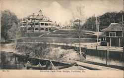 Riverton Park from Bridge Portland, ME Postcard Postcard Postcard