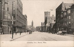 Columbus Ave Boston, MA Postcard Postcard Postcard