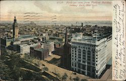 Birds-eye View from Flatiron Building Looking East New York, NY Postcard Postcard Postcard