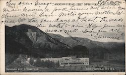 Arrowhead Hotel, Arrowhead Hot Springs Postcard