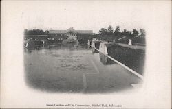 Italian Gardens and City Conservatory, Mitchell Park Milwaukee, WI Postcard Postcard Postcard