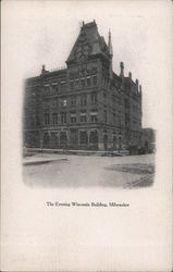 The Evening Wisconsin Building Milwaukee, WI Postcard Postcard Postcard