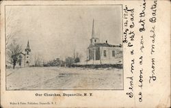 Our Churches Depauville, NY Postcard Postcard Postcard