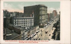 Market Street Looking East From Fifth Street, Showing New Flood Building San Francisco, CA Postcard Postcard Postcard