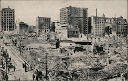 View after 1904 Fire Baltimore, MD Postcard Postcard Postcard