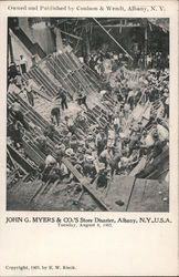 John G. Myers & Co.'s Store Disaster - August 8, 1905 Postcard