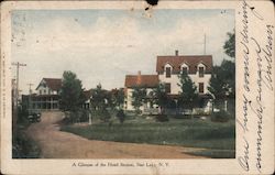 A Glimpse of the Hotel Section Star Lake, NY Postcard Postcard Postcard