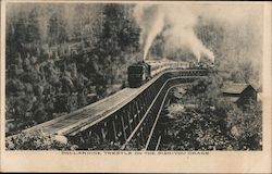 Dollarhide Trestle on the Siskiyou Grade Railroad (Scenic) Postcard Postcard Postcard