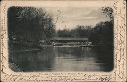 The Lake in Prospect Park Postcard